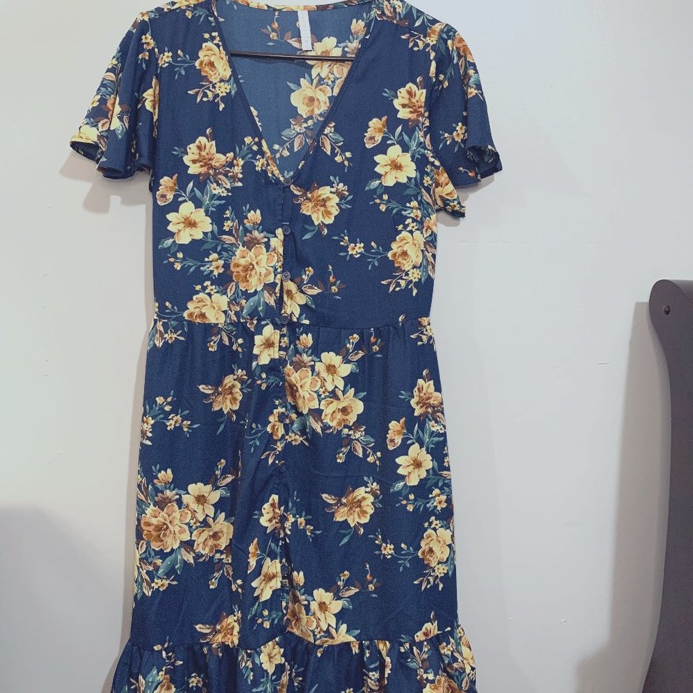 Spring Floral Dress
